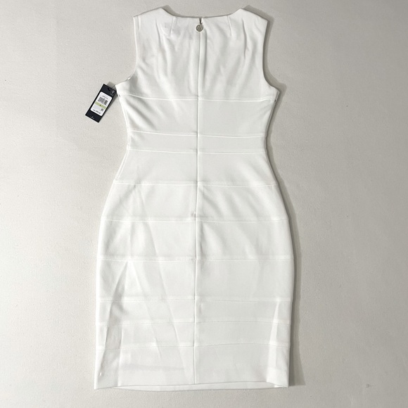 Tommy Hilfiger Sleeveless Scuba Crepe Sheath Dress - Picture 5 of 12